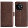 Mobigear Slim Magnet Housse OnePlus 11 Etui Porte-Monnaie - Marron