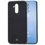 Mobilize Rubber Gelly Coque Huawei Mate 20 Lite Coque arrière en TPU Souple - Matt Black