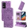 Mobigear Sunflower Housse POCO F4 Etui Porte-Monnaie - Violet