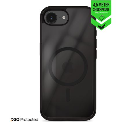 Striker X-Core Xtreme Impact Coque iPhone 16e MagSafe Coque arrière Rigide Anti-Chocs - Noir