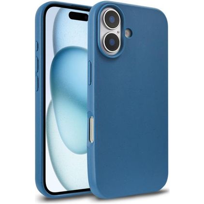 Mobigear Bio Coque iPhone 18 Coque arrière en Eco-Friendly - Bleu