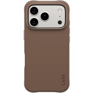 CARE by PanzerGlass Fashionable Coque iPhone 17 Pro MagSafe Coque arrière en Silicone - Espresso