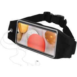 Mobiparts Comfort Fit Belt Brassard Téléphone Samsung Galaxy A42 Ceinture Coque de Sport en Neoprène - Noir