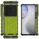 Mobigear Honeycomb Coque Vivo X80 Pro Coque arrière Rigide Anti-Chocs - Vert