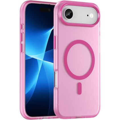 Mobigear Shockproof iPhone Air MagSafe Plastique rigide Coque arrière - Rose
