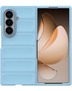 Mobigear Bumpy Coque Samsung Galaxy Z Fold 8 Ultra Coque arrière en TPU Souple - Bleu