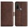 Mobigear Slim Magnet Housse TCL 20 R 5G Etui Porte-Monnaie - Marron