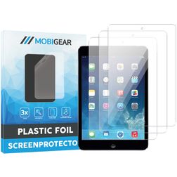 Mobigear iPad Mini 1 (2012) Protection d'écran Film - Compatible Coque (Lot de 3)