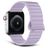 Decoded Traction Loop Bracelet Silicone Apple Watch Fermeture magnétique - 49/46/45/44 mm - Lavender