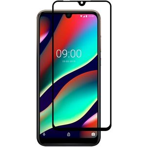 Mobigear Premium Wiko View 3 Pro Verre trempé Protection d'écran - Compatible Coque - Noir