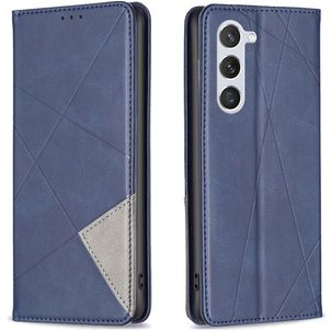 Mobigear Rhombus Slim Housse Samsung Galaxy S25 Etui - Bleu