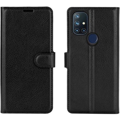 Mobigear Classic Housse OnePlus Nord N10 5G Etui Porte-Monnaie - Noir