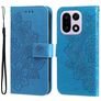 Mobigear Flowers Housse OnePlus 15 Etui Porte-Monnaie - Bleu