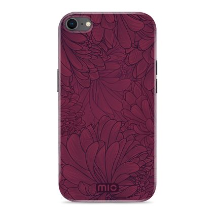 MIO Coque iPhone 8 MagSafe Coque arrière Rigide - Berry Blooms