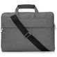 Mobigear Denim Zipper Sac à bandoulière Ordinateur portable 11 - 12 Pouces Sacoche ordinateur - Gris