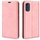 Mobigear Retro Slim Housse Motorola Moto E32 Etui Porte-Monnaie - Rose
