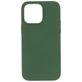 Mobiparts Coque iPhone 14 Pro Coque arrière en Silicone - Forest Green