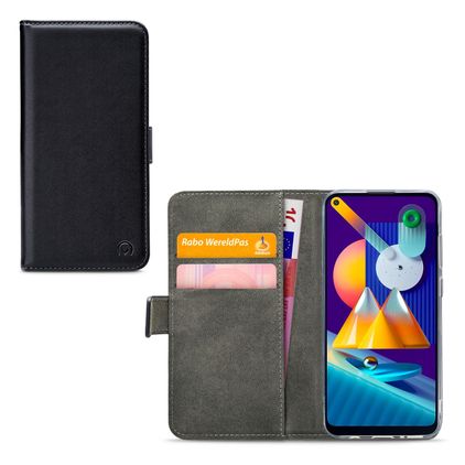 Mobilize Classic Gelly Wallet Samsung Galaxy M11 Étui Portefeuille - Noir