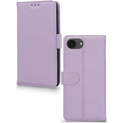 Mobilize Premium Gelly Housse iPhone 17e Etui Porte-Monnaie - Violet