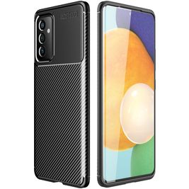 Mobigear Racing Coque Samsung Galaxy A82 5G Coque arrière en TPU Souple - Noir