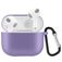 Mobigear Classic Coque Apple AirPods 3 Coque en Silicone Souple - Violet