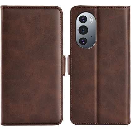Mobigear Slim Magnet Housse Motorola Edge X30 Etui Porte-Monnaie - Marron