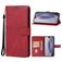 Mobigear Wallet Housse iPhone 16 Pro Etui Porte-Monnaie - Rouge