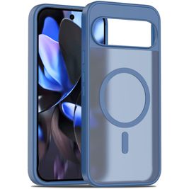 Mobigear Shockproof Coque Google Pixel 10 Pro XL MagSafe Coque arrière Rigide - Bleu