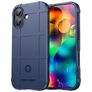 Mobigear Rugged Shield Coque iPhone 17 Coque arrière en TPU Souple Anti-Chocs - Bleu