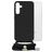 Mobilize Lanyard Gelly Samsung Galaxy S24 Plus Coque avec cordon en TPU Souple - Noir