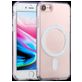 Mobigear Crystal Coque Transparente iPhone SE (2022) MagSafe Coque arrière Rigide - Transparent