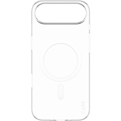 CARE by PanzerGlass SL1M Coque Transparente iPhone Air MagSafe Coque arrière Rigide Extra-fin - Transparent