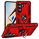 Mobigear Armor ring Coque Samsung Galaxy S26 Coque arrière Rigide Anti-Chocs avec Anneau-Support - Rouge