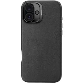Decoded Coque iPhone 16 Plus MagSafe Coque arrière en Cuir Véritable - Noir