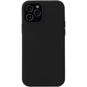 Mobigear Rubber Touch Coque iPhone 13 Pro Coque arrière en Silicone - Noir