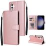 Mobigear Wallet Housse Samsung Galaxy S26 Plus Etui Porte-Monnaie - Rose doré