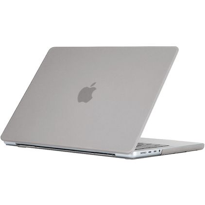 Mobigear Cream Matte MacBook Pro 14 Pouces (2021-2026) Coque - Gris - Model A2442 / A2779 / A2918 / A2992 / A3401 / A3112 / A3434 / A3427 / A3426