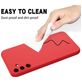 Mobigear Colors Coque Samsung Galaxy M15 Coque arrière en Silicone - Rouge