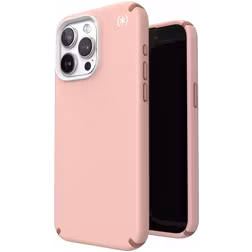 Speck Presidio2 Pro Coque iPhone 15 Pro Max MagSafe Coque arrière Rigide Anti-Chocs - Dahlia Pink