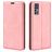 Mobigear Retro Slim Housse TCL 30 Etui Porte-Monnaie - Rose