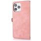 Mobigear Zipper Housse iPhone 14 Pro Etui Porte-Monnaie - Rose doré