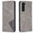Mobigear Rhombus Slim Housse Samsung Galaxy S25 Plus Etui - Gris