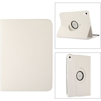 Mobigear DuoStand Coque iPad 10 (2022) Etui Rotatif - Blanc