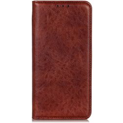 Mobigear Classic Elegance Housse OnePlus 9 Etui Porte-Monnaie - Marron