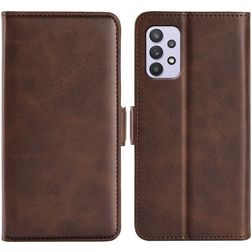 Mobigear Slim Magnet Housse Samsung Galaxy A53 Etui Porte-Monnaie - Marron