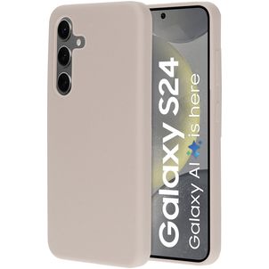 Mobiparts Samsung Galaxy S24 Silicone Coque arrière - Soft Salmon