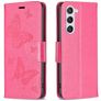Mobigear Butterfly Samsung Galaxy S23 Étui Portefeuille - Magenta