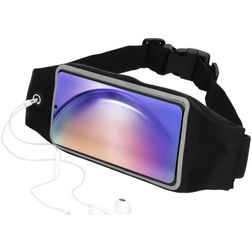 Mobiparts Comfort Fit Belt Brassard Téléphone Samsung Galaxy A54 Ceinture Coque de Sport en Neoprène - Noir