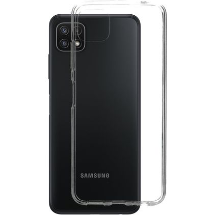 Mobiparts Classic Transparent Samsung Galaxy A22 5G TPU souple Coque arrière - Transparent