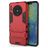 Mobigear Armor Stand Coque Huawei Mate 30 Coque arrière Rigide Anti-Chocs avec Support Amovible - Rouge